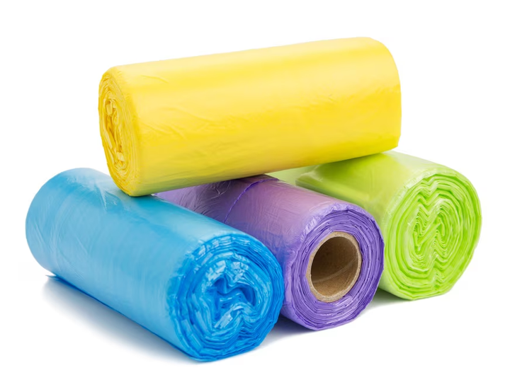 Пакети для сміття 40 л Помічниця дуже міцні HDPE 55×70 см для побутового використання (30 шт) жовті - Фото 2 Пакети для сміття 40 л Помічниця дуже міцні HDPE 55×70 см для побутового використання (30 шт) жовті - зображення 2