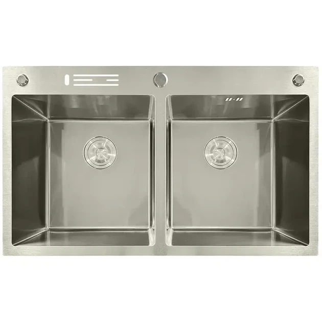 Мийка з нержавіючої сталі MIXXUS MH8350-DK NANO-SILVER (3.0/0.8) колір нержавійка (MI7052) (00149377) - Фото 1 Мийка з нержавіючої сталі MIXXUS MH8350-DK NANO-SILVER (3.0/0.8) колір нержавійка (MI7052) (00149377) - изображение 1