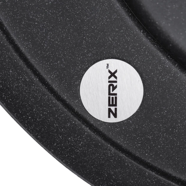 Мийка кухонна ZERIX ZS-510R-13 Графитная (ZX4537) (00149654) - изображение 3