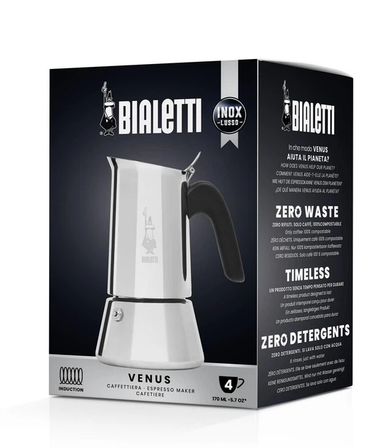 Кавоварка Bialei Venus Induction гейзерна на 4 чашки 170 мл. Store - Фото 4 Кавоварка Bialei Venus Induction гейзерна на 4 чашки 170 мл. Store - зображення 4