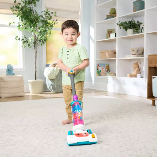 Пилосос іграшковий набір Fisher Price Веселе прибирання (JMM37) - зображення 7