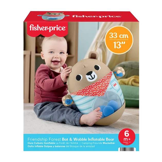 Іграшка Fisher Price Ведмедик-неваляйко (JLB83) - Фото 1 Іграшка Fisher Price Ведмедик-неваляйко (JLB83) - зображення 1