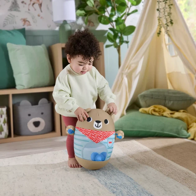Іграшка Fisher Price Ведмедик-неваляйко (JLB83) - Фото 9 Іграшка Fisher Price Ведмедик-неваляйко (JLB83) - зображення 9