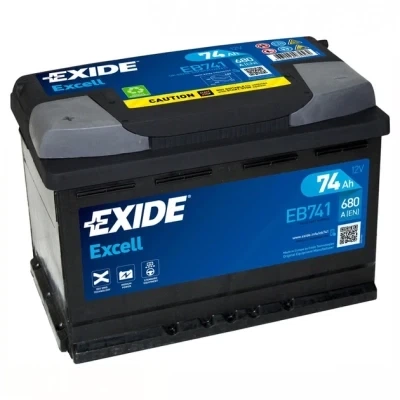 Аккумулятор автомобильный EXIDE EXCELL 74A (EB741) - изображение 2