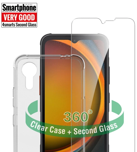Zestaw ochrony 4smarts 360° Protection Set do Samsung Galaxy Xcover 7 Transparent (4252011908431) - obraz 3
