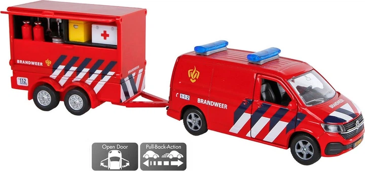 Пожежна машина Kids Globe Volkswagen 3110975 (8713219489000) - зображення 2