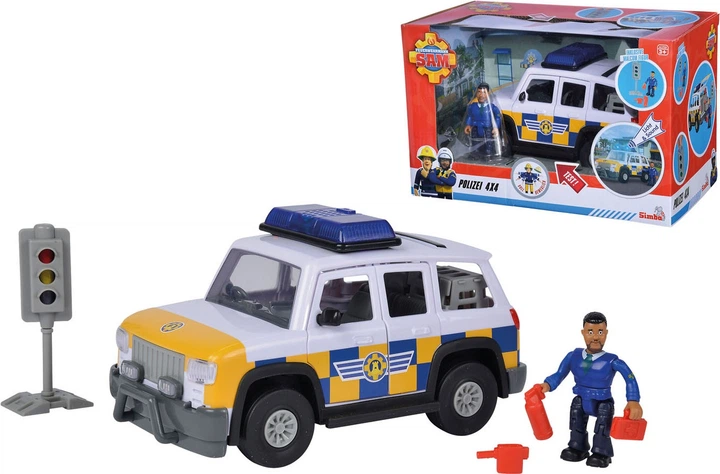 Zestaw Lion Fireman Sam Police Jeep 5632618 (4006592066277) - obraz 2