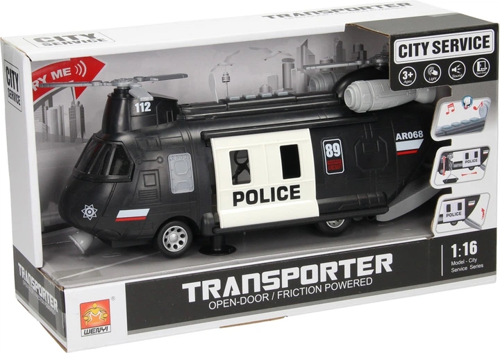 Вертоліт Askato City Service 7895870 (8718012050365) - Фото 1 Вертоліт Askato City Service 7895870 (8718012050365) - зображення 1