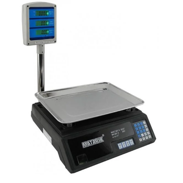Весы торговые MATARIX MX-411 50кг - Фото 3 Весы торговые MATARIX MX-411 50кг - изображение 3