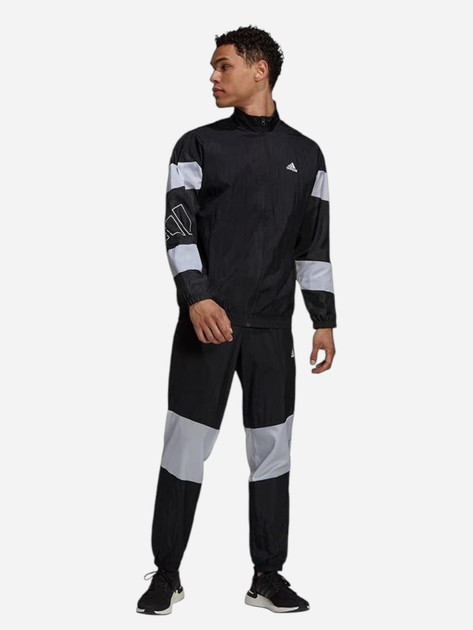 Спортивний костюм чоловічий Adidas Mts 3Bars Logo H42019 XS Чорний (4064055416496) - зображення 8