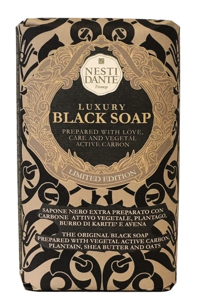 Роскошное Чёрное Мыло Nesti Dante Luxury Black Soap 250 г - Фото 1 Роскошное Чёрное Мыло Nesti Dante Luxury Black Soap 250 г - изображение 1