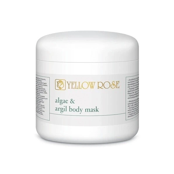 Маска для тела с зелёной глиной и водорослями Yellow Rose Algae & Argil body mask 500 мл - Фото 1 Маска для тела с зелёной глиной и водорослями Yellow Rose Algae & Argil body mask 500 мл - изображение 1