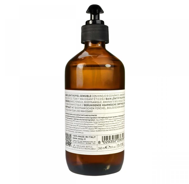 Заспокійливий шампунь OWAY Rolland Soothing Hair Bath 240 мл - зображення 2