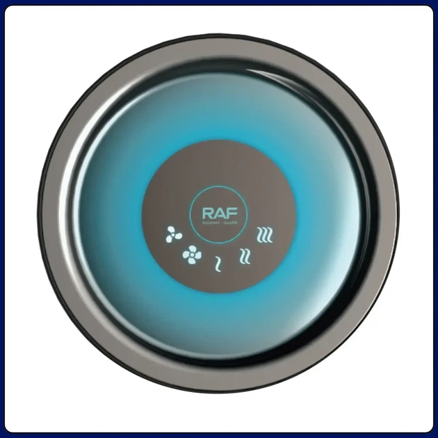 Фен для волосся з трьома температурними режимами та LED-дисплеєм RAF R.407 1600W - зображення 5