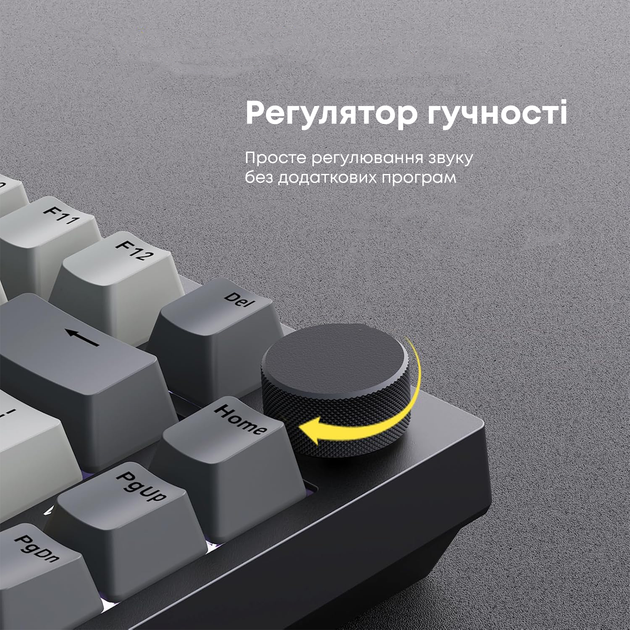 Клавиатура проводная Ajazz AK820 Sea Salt Switch RGB USB-C Black (AK820-SS-BGY) - Фото 16 Клавиатура проводная Ajazz AK820 Sea Salt Switch RGB USB-C Black (AK820-SS-BGY) - изображение 16