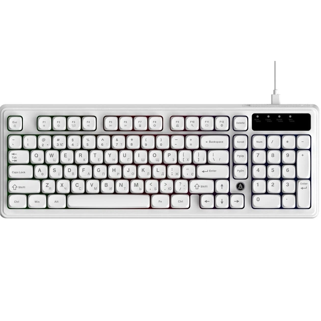 Клавіатура Ajazz AF98 Black USB-C White (AF98-W) ( 29172 ) - Фото 9 Клавіатура Ajazz AF98 Black USB-C White (AF98-W) ( 29172 ) - зображення 9