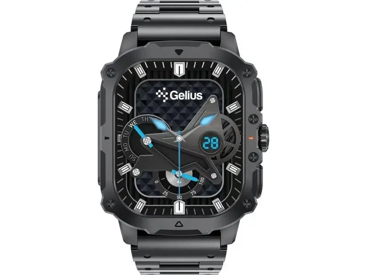 Смарт-часи Gelius Pro GP-SW016 (Tactical Heavy) Black Chrome - Фото 8 Смарт-часи Gelius Pro GP-SW016 (Tactical Heavy) Black Chrome - зображення 8
