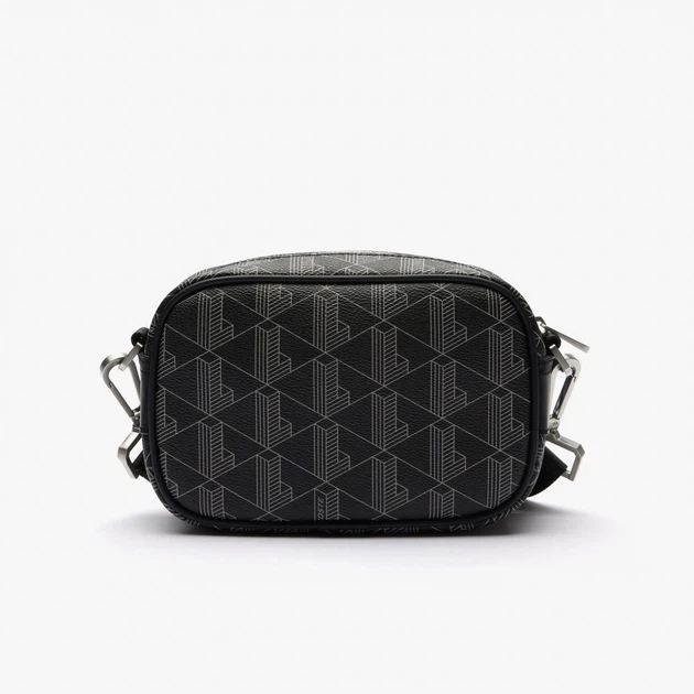 Чоловіча сумка через плече з логотипом LACOSTE Crossbody NH3650LX.H45 Чорний - зображення 5