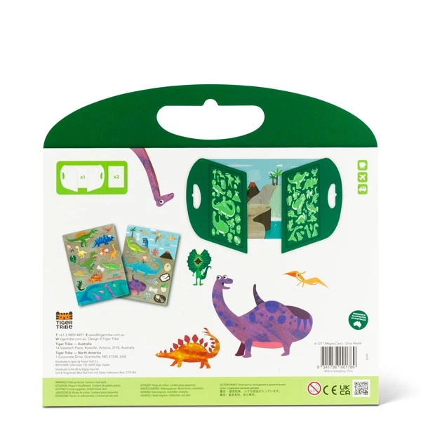 Набір магнітів Tiger Tribe Портативні магніти Світ динозаврів (6-1211) (9341736001789) - зображення 2