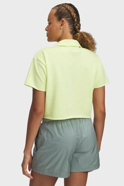 Футболка женская Under Armour Ua Icon Terry Polo M Жовтий 1389639-727 - изображение 2