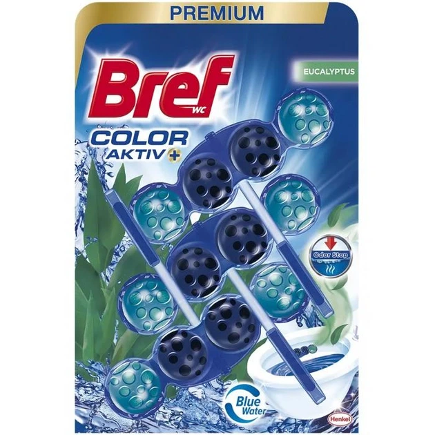 Туалетний блок Bref Eucalyptus, 3х50 г