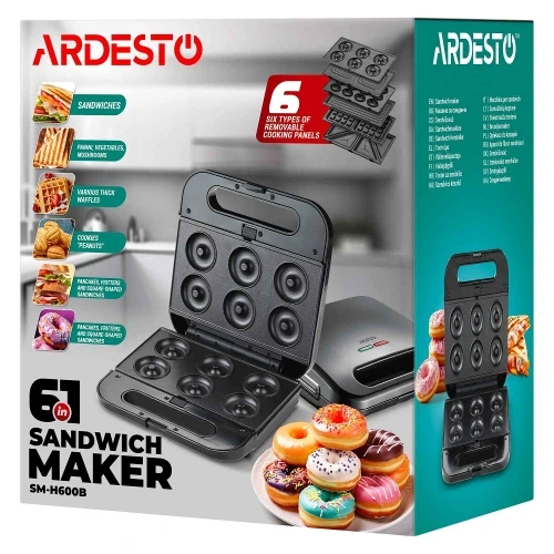 Мультимейкер Ardesto SM-H600B - Фото 6 Мультимейкер Ardesto SM-H600B - изображение 6