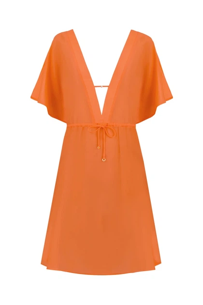 Туника Marc & Andre one size Оранжевый (141546) - Фото 2 Туника Marc & Andre one size Оранжевый (141546) - изображение 2