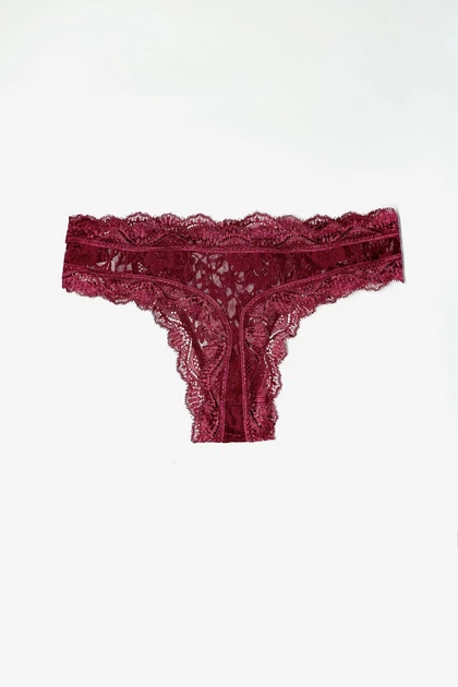 Трусики стрінг Koza Underwear 2(S) Бордовий (134377) - зображення 3
