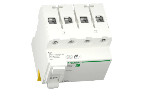 ПЗВ Диференціальний вимикач навантаження Resi9 4P 63A 30mA АС Schneider Electric - Фото 5 ПЗВ Диференціальний вимикач навантаження Resi9 4P 63A 30mA АС Schneider Electric - зображення 5