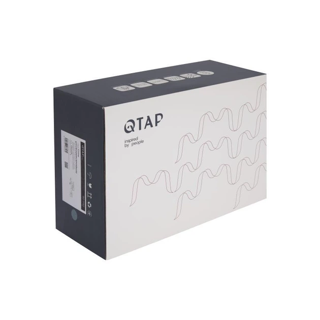 Змішувач для ванни Qtap Crow з душовим гарнітуром QTCRO259CRM48646 Chrome - изображение 8