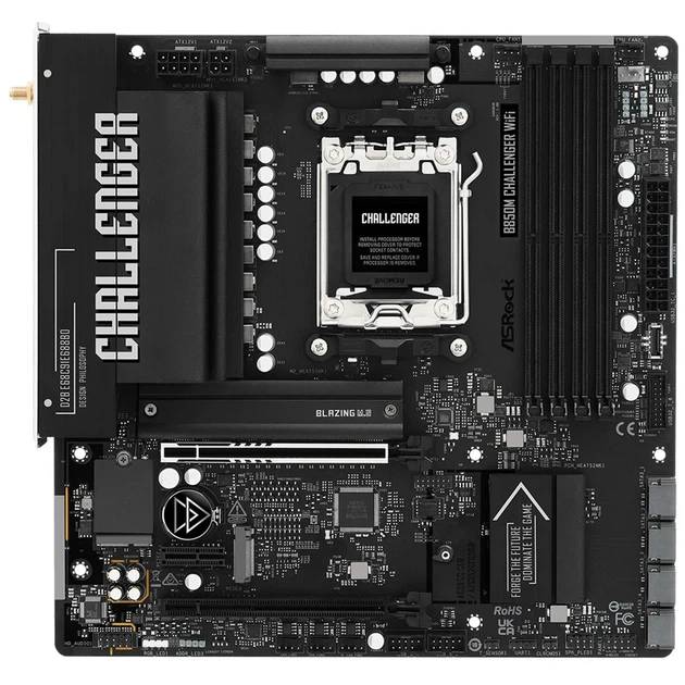 Материнская плата ASRock B850M CHALLENGER WIFI (sAM5, AMD B850, DDR5, mATX) - изображение 2