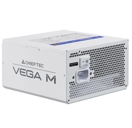 Блок живлення 850 Вт, Chieftec VEGA M, White, модульний, 80+ Gold, 135 мм FDB, 3xMolex / 6xSATA / 1x16-pin / 4x6+2-pin / 2x4+4-pin / 1x20+4-pin, захист AFC/OPP/OTP/OVP/SCP/SIP/UVP/OCP, ATX 12V 3.1 (PPG-850-CW) - Фото 2 Блок живлення 850 Вт, Chieftec VEGA M, White, модульний, 80+ Gold, 135 мм FDB, 3xMolex / 6xSATA / 1x16-pin / 4x6+2-pin / 2x4+4-pin / 1x20+4-pin, захист AFC/OPP/OTP/OVP/SCP/SIP/UVP/OCP, ATX 12V 3.1 (PPG-850-CW) - изображение 2