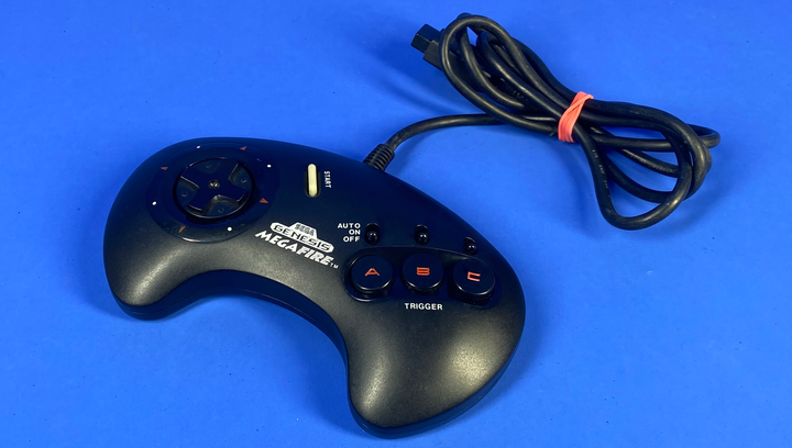 Геймпад Дротовий Sega Mega Drive 1657 Genesis MegaFire Black 1.5m Б/У - зображення 3