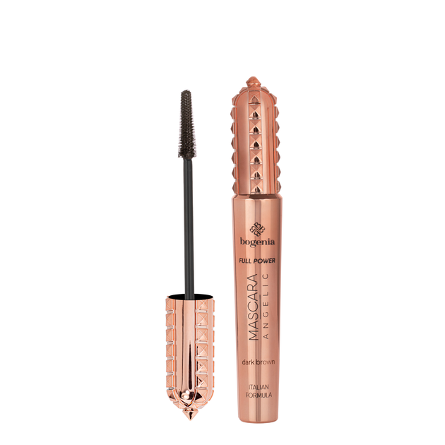 Туш для вій подовжувальна коричнева Bogenia Mascara Angelic Dark Brown, 8.5 мл (BG903(002)) - изображение 2