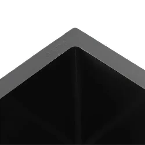 Кухонна мийка GAPPO GS7850-6R 780x500 мм, поверхня PVD, чорна - зображення 7