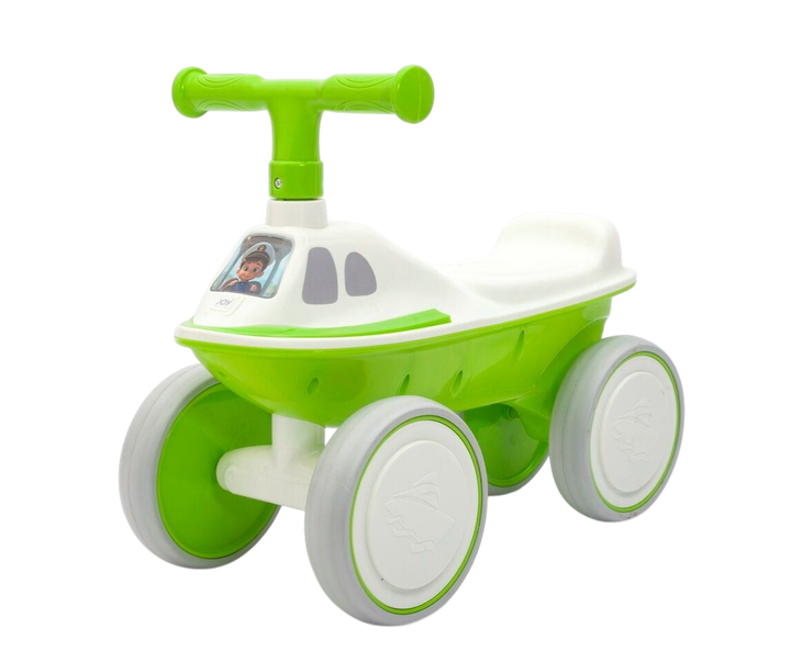 Дитячий біговел 4-колісний JOY CL-007/12 з підсвічуванням та звуковими ефектами PU колеса - зображення 3