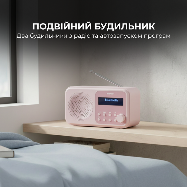 Радиоприемник Sharp DR-P420 Pink - Фото 7 Радиоприемник Sharp DR-P420 Pink - изображение 7