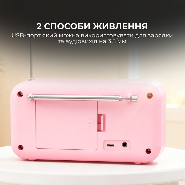 Радиоприемник Sharp DR-P420 Pink - Фото 11 Радиоприемник Sharp DR-P420 Pink - изображение 11