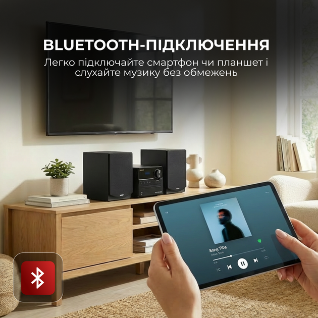 Музичний центр Sharp XL-B517D(BK) Black - зображення 4