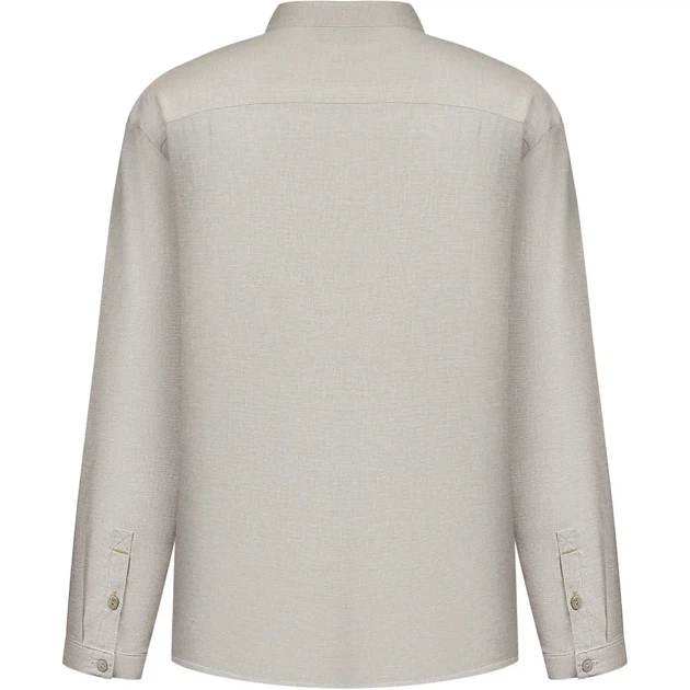 Сорочка Turbat Madeira Hemp Mns чоловіча moonbeam beige S світло-молочна - изображение 2