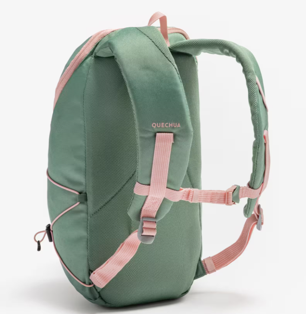 Детский Туристический (Походный) Рюкзак QUECHUA 10л В37/Д21,5/Г19 см Зеленый - Фото 2 Детский Туристический (Походный) Рюкзак QUECHUA 10л В37/Д21,5/Г19 см Зеленый - изображение 2
