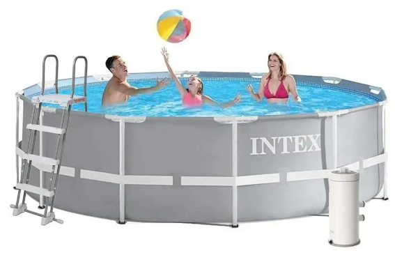 Каркасный бассейн Intex 26718 (366 x 122 см) фильтр насос и лестница - изображение 2
