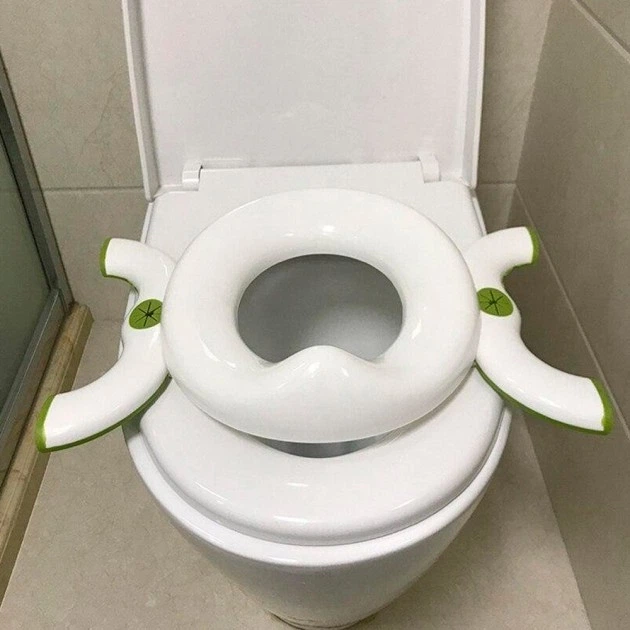 Дитячий дорожній горщик-туалет Oxo Tot 2-in-1 Go Potty салатовий з білим - зображення 3