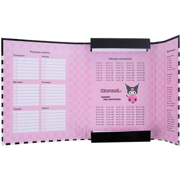 Папка для зошитів на гумці Kite Kuromi HK25-210-3, картон - зображення 4