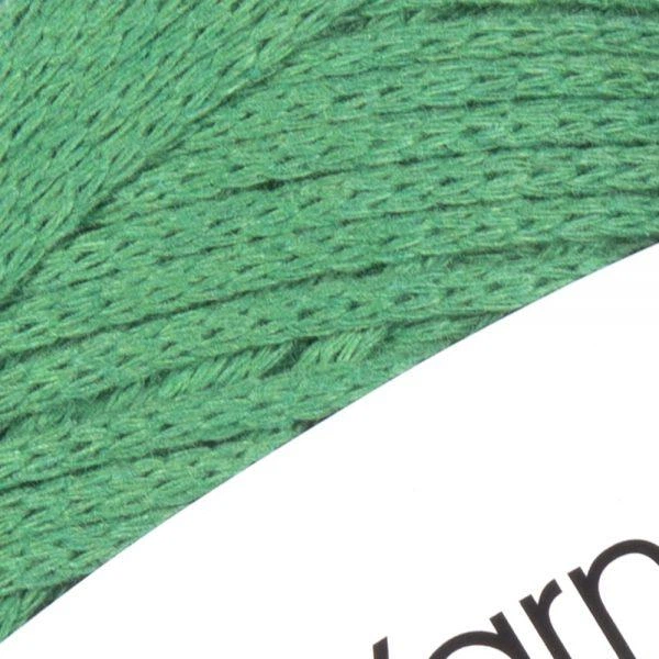 Шнур плетений YarnArt macrame cotton 2мм смарагдовий (№759) - изображение 3