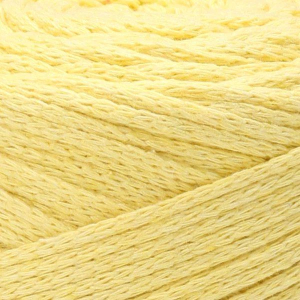 Шнур плетений YarnArt macrame cotton 2мм світло-жовтий (№754) - изображение 2