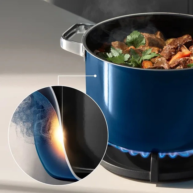 Zestaw garnków Wmf Fusiontec Mineral Pro Ocean Blue 4 elementy (4000530762351) - obraz 2