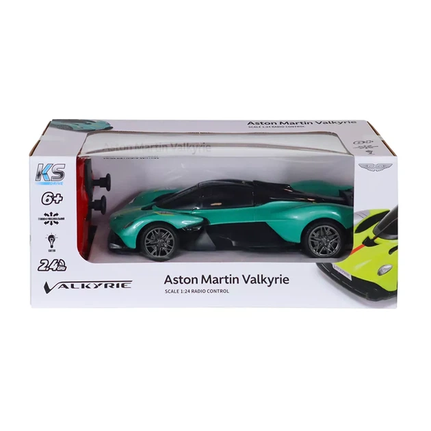 Автомодель KS Drive Aston Martin Valkyrie 1:24 на радиоуправлении бирюзовая (250GAVGS) - изображение 7