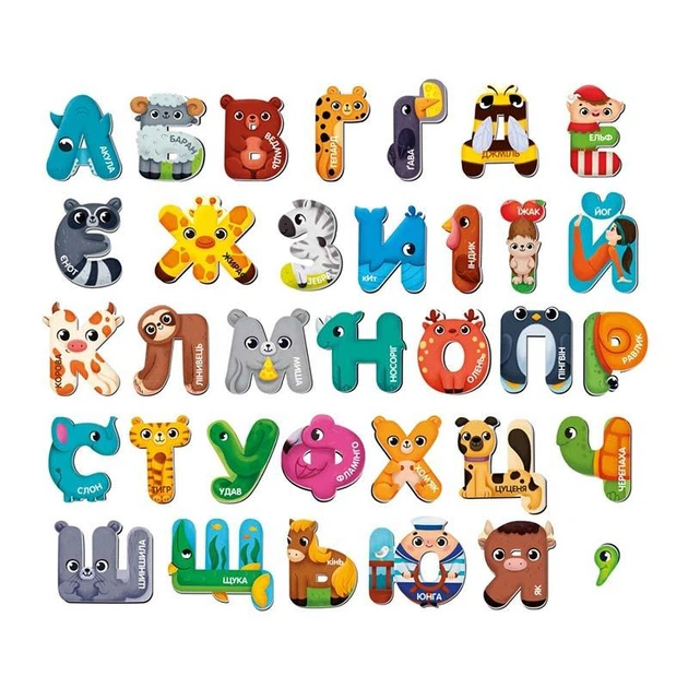 Гра розвиваюча Vladi Toys Диво-букви Абетка магнітна VT5411-18 - Фото 3 Гра розвиваюча Vladi Toys Диво-букви Абетка магнітна VT5411-18 - зображення 3