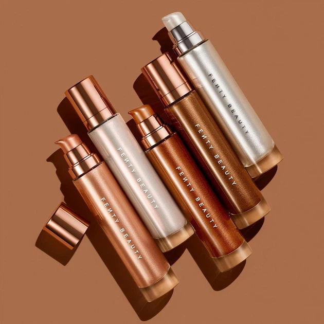 Гелевый хайлайтер для тела от Fenty Beauty Body Lava Body Luminizer Hold My Trophy (90 мл) - изображение 4